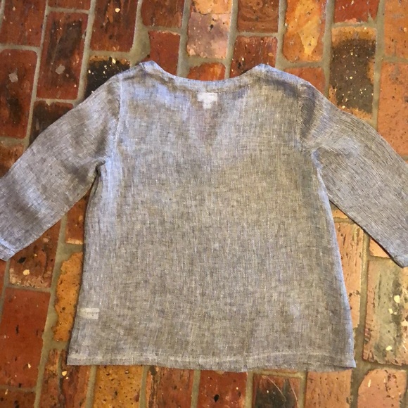 Pure Jill 100% linen textured tunic szXS - Picture 5 of 9